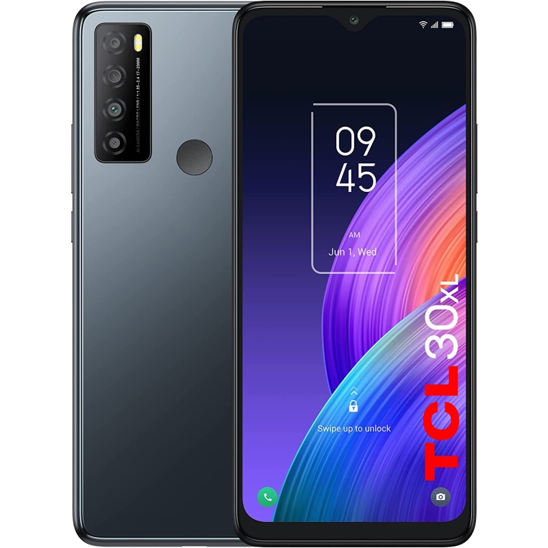 TCL 30XL |2022| Unlocked Cell Phone， 6.82 inch Vast Display， 5000mAh Battery， Android 12 Smartphone， 50MP Rear+13MP Front Camera， 6GB RAM + 64GB ROM， US Version， Dual Speaker， Night Mist (No 5G) - Image 8